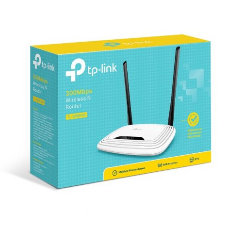 TP-LINK | Router | TL-WR841N | 802.11n | 300 Mbit/s | 10/100 Mbit/s | Ethernet LAN (RJ-45) ports 4 | Mesh Support No | MU-MiMO N - 2